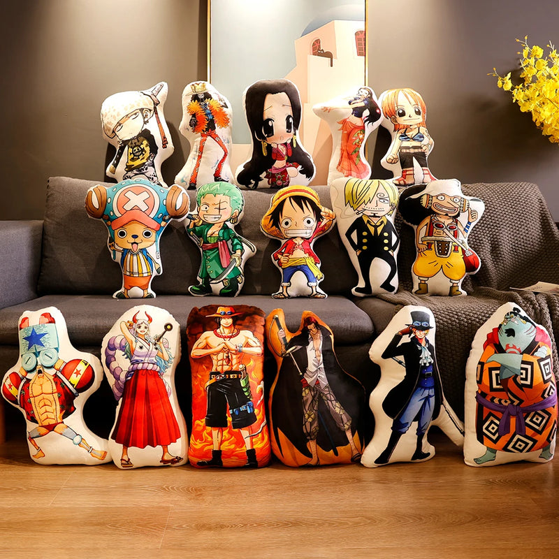 Pelucia Luffy, helicóptero, ás, roronoa, zoro, hastes Anime One piece 45cm