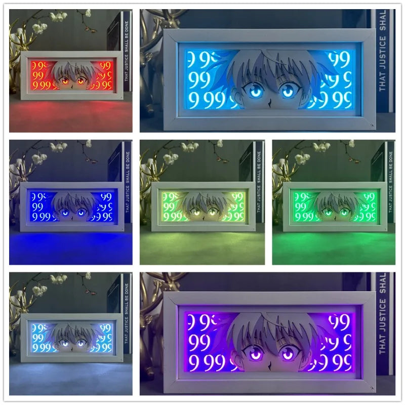 Light Box Led Papel 3D Killua Zordyeck Anime Hunter X Hunter