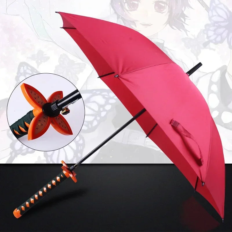 Guarda-chuva Katana Anime Demon Slayer, Tamanho Real