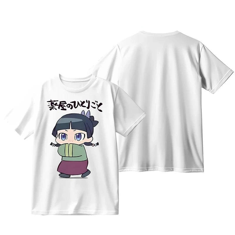 Verão anime o boticário diários oversized t camisa das mulheres dos homens o-pescoço manga curta engraçado tshirt maomao cosplay camisetas gráficas