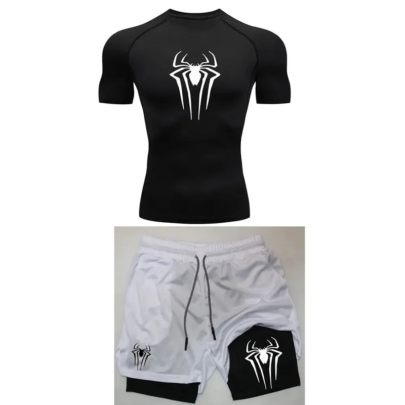 Camiseta compressão Homem Aranha