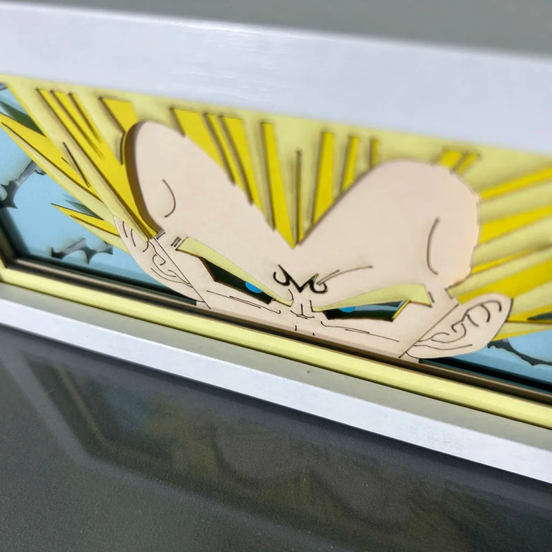 Light Box Led Papel 3D Anime Dragon Ball Z