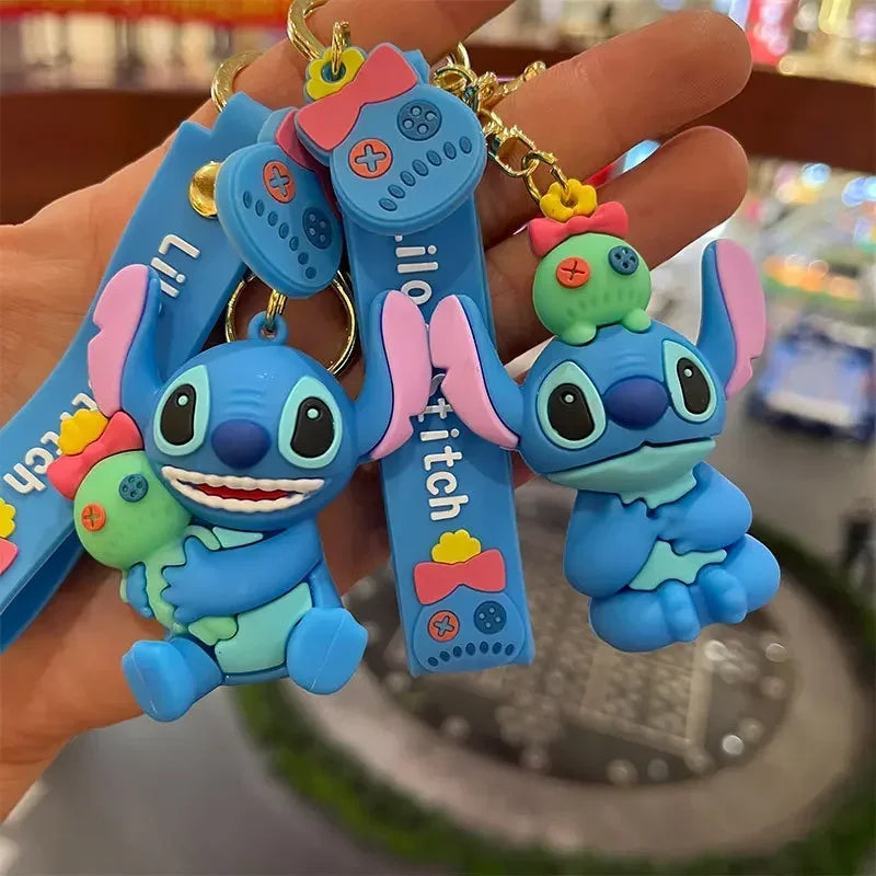 chaveiro mickey, stitch & xepa