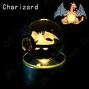 Pokeball Pikachu, Gengar, Mew, Mewtwo, Lamp Base, 3D Crystal Ball
