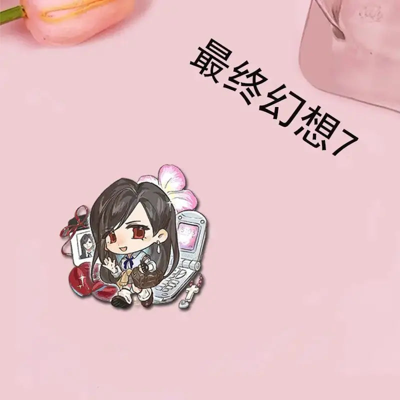 Suporte acrílico  lockhart/sephiroth Game Final Fantasy VII