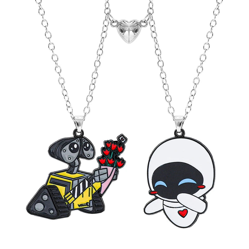 Colar de coração Disney lilo & Stitch para casal