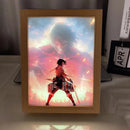 Quadro noturno Led Light Anime Attack on Titan