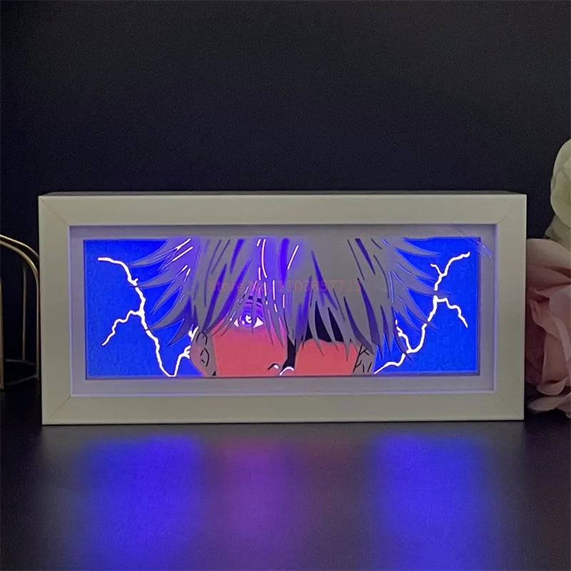Light Box Led Papel 3D satoru gojo/ sukuna/ toji Anime jujutsu kaisen