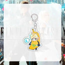 Suporte acrílico  lockhart/sephiroth Game Final Fantasy VII