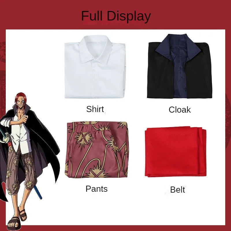 Cosplay Shanks Anime one piece