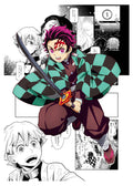 Quadro estilo manga Anime Demon Slayer