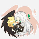 Suporte acrílico  lockhart/sephiroth Game Final Fantasy VII