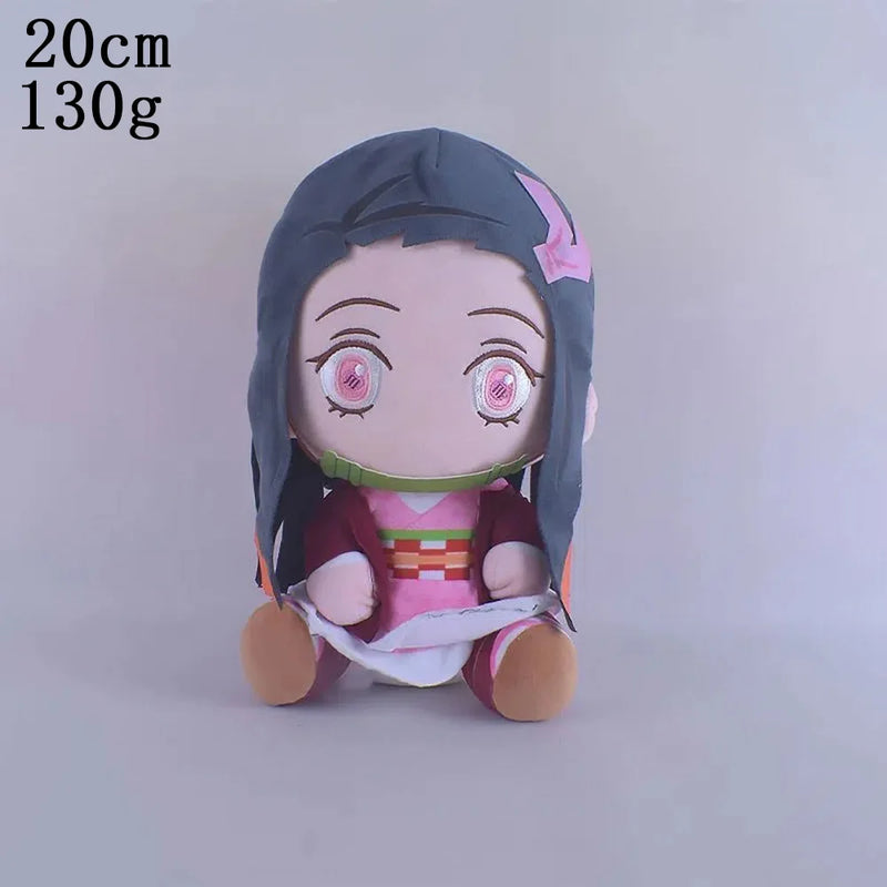 Pelúcia kamado tanjirou rengoku shinjurou agatsuma zenitsu tsuyuri kanawo tomioka giyu Anime demon slayer 20cm