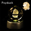 Pokeball Pikachu, Gengar, Mew, Mewtwo, Lamp Base, 3D Crystal Ball