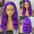 Peruca roxa brilhante