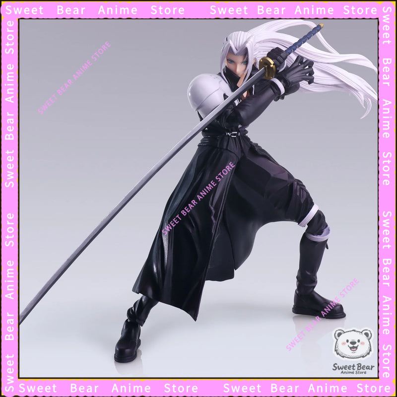 Em estoque quadrado enix final fantasia vii BRING ARTS Sephiroth figura de ação anime modelo brinquedos da moda boneca de mesa colecionáveis