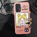 Capa Sailor Moon Para samsung galaxy a51 a52 a72 a56 a04 a05 a30 a50 a54 a55 a10 a20 a06 a07 a71 a02 a03