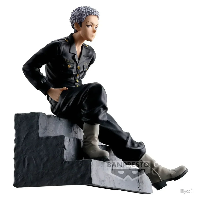 Action Figure Baji Keisuke Original BANDAI-PVC Anime Tokyo Revengers, 13cm, Vol.5