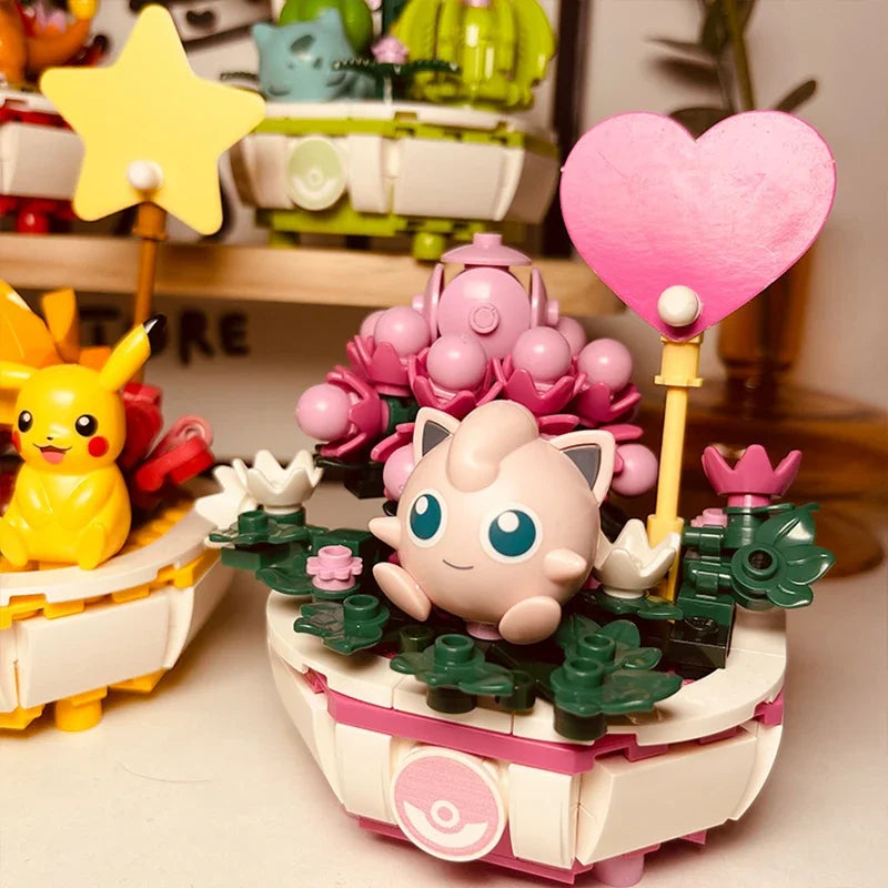 Lego Pokemon pikachu, charmander, squirtle, jigglypuff