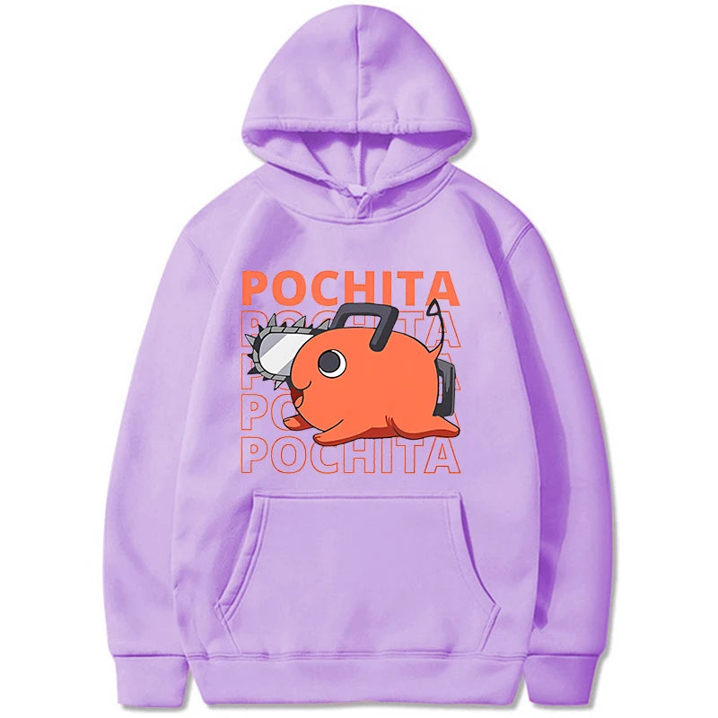 Moletom estilo canguru Pochita