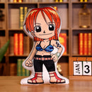 Pelucia Luffy, helicóptero, ás, roronoa, zoro, hastes Anime One piece 45cm