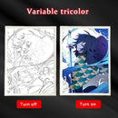 Quadro em led night Anime Demon Slayer :Kimetsu não Yaiba