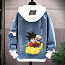 Moletom Vegeta, Son Goku & Gogeta com Capuz Anime Dragon Ball