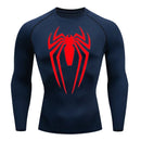 Camiseta Compressão masculina Homem Aranha de 2D
