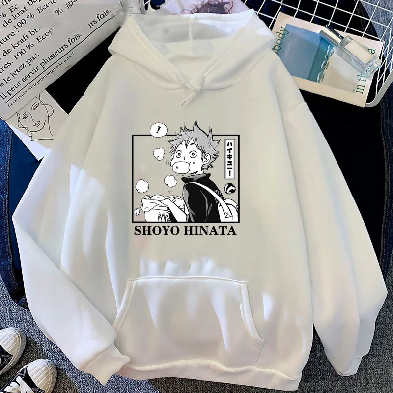 Moletom Hinata estilo Harajuku
