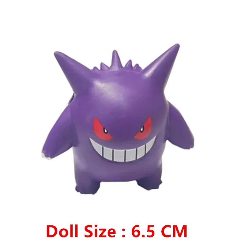 Action Figure Pikachu, Mewtwo, Charmander, Blastoise, Gurado Anime Pokemon, 4-13cm