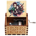 Caixa de música de madeira Anime demon slayer