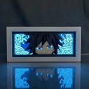 Light Box Led Papel 3D Anime Demon Slayer