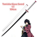 Demônio Slayer Cosplay Espada, Anime Ninja Knife, PU Toy Arma, Tokitou Muichirou Espada, 1: 1,104 cm