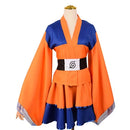 Vestidos Naruto Uzumaki feminino Anime Naruto Shippuden