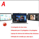Laptop Dual Monitor Extensor de Tela, IPS LCD, 12 ", 1920x1080, HD, Tela para Macbook, Huawei