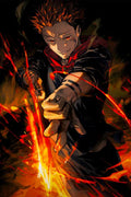 Japonês popular menino quadrinhos poster imprime fantasia escura escola batalha anime pintura em tela sala de estar menino decoração casa