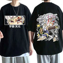 Camiseta Tengen Uzui Unisex estilo Harajuku Anime Demon slayer