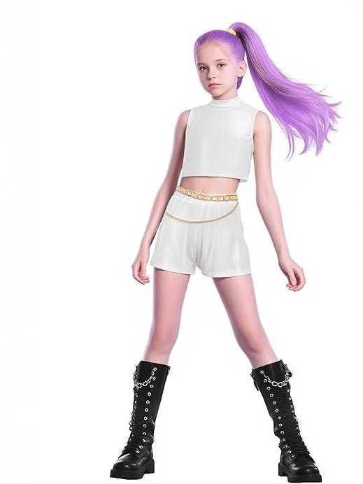 Cosplay rumi, mira & zoey infantil Anime kpop huntrix Demon Hunters