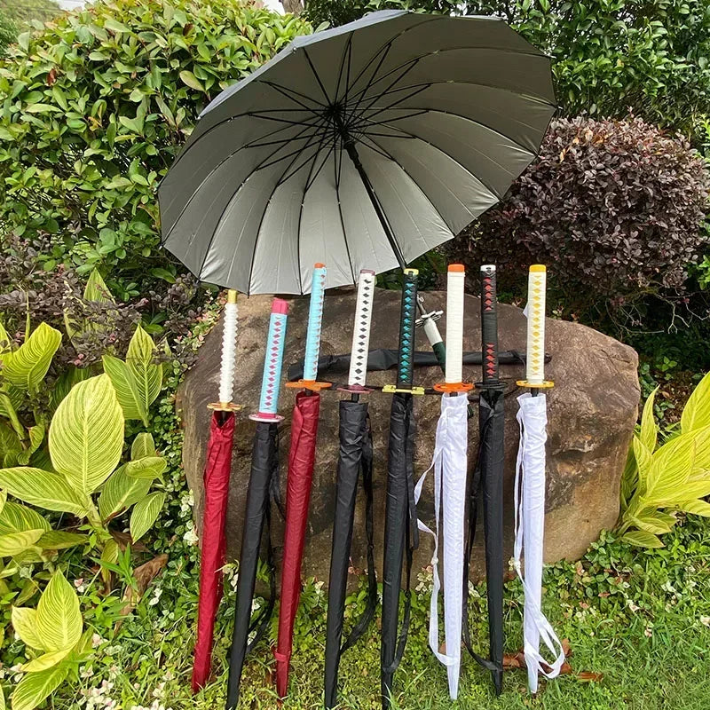 Guarda-chuva Katana Anime Demon Slayer, Tamanho Real