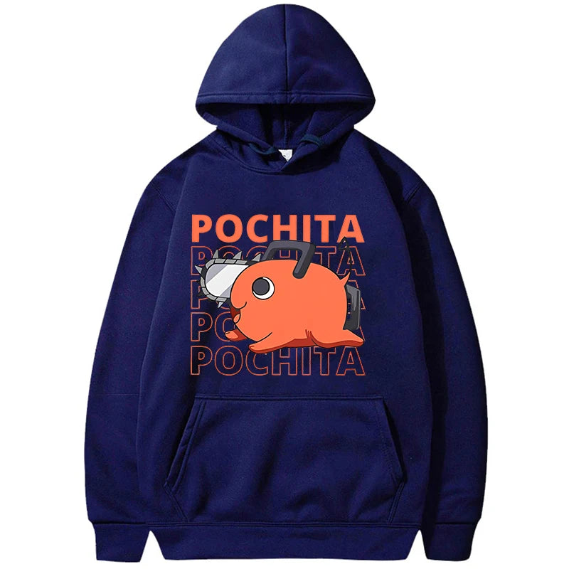 Moletom estilo canguru Pochita