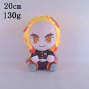Pelúcia kamado tanjirou rengoku shinjurou agatsuma zenitsu tsuyuri kanawo tomioka giyu Anime demon slayer 20cm