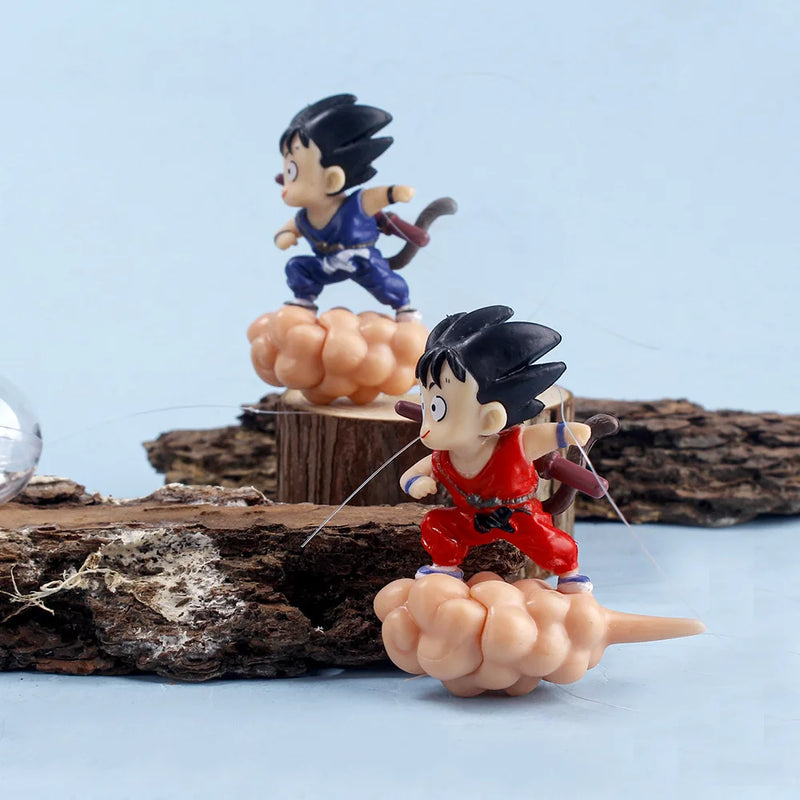 Goku Flutuante Aquário Anime Dragon Ball