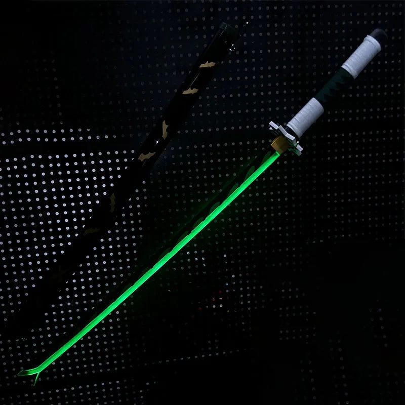 Katana neon Tomioka Giyuu, Kamado Tanjirou Anime demon slayer 104cm