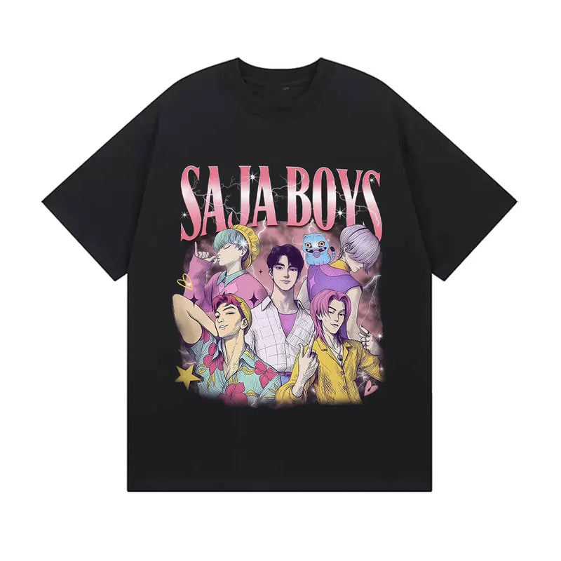 Camiseta Anime kpop huntrix Demon Hunters