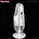 Sephiroth peruca cosplay sintética jogo ff vii 7 longo prata cinza cabelo reto resistente ao calor perucas de halloween peruca boné