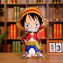 Pelucia Luffy, helicóptero, ás, roronoa, zoro, hastes Anime One piece 45cm