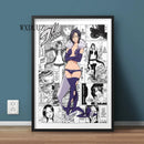 Quadro 7 Sete Pecados Capitais estilo Manga Anime Nanatsu no Taizai