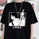 Camiseta Yuta Okkotsu estilo Harajuku Anime JJK