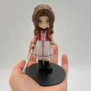 Anime nuvem conflito tifa lockhart aerith gainsborough zack · figura de cabelo modelo brinquedo pvc ornamento de mesa acessórios presente 11-12.5cm