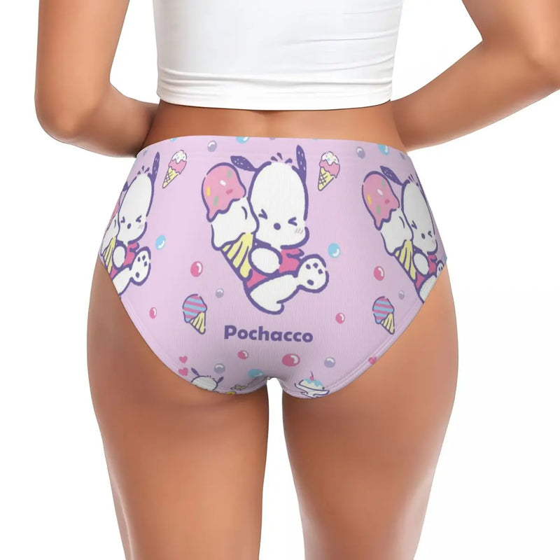 Calcinha Pochacco Estilo Kawaii